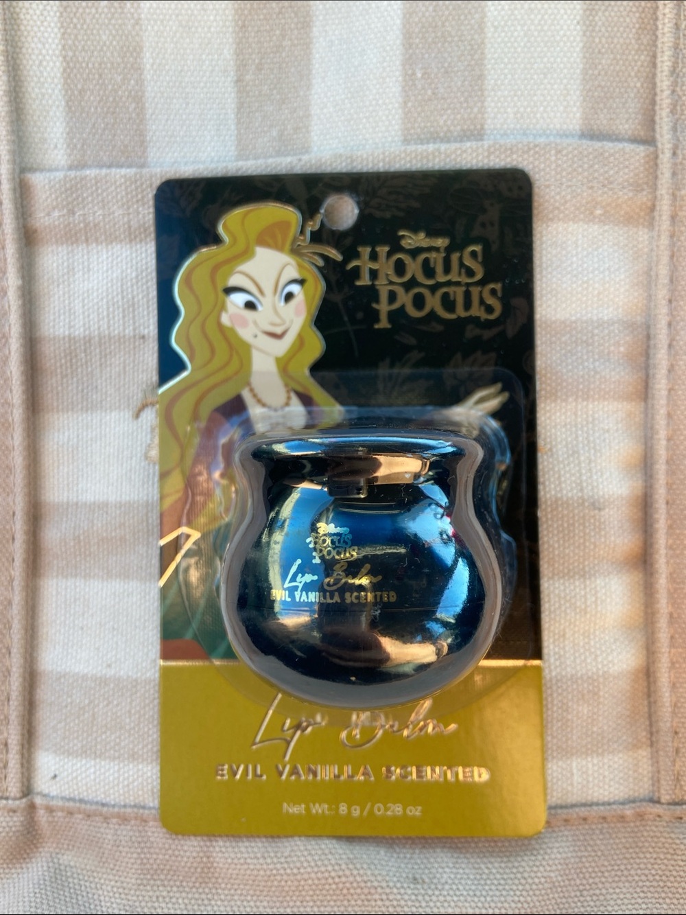 Disney Hocus Pocus Lip Balm Cauldron - Blue and Gold